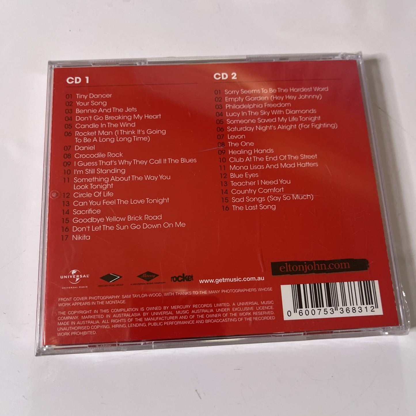 Elton John – Rocket Man: The Definitive Hits (CD, 2011, 2-Disc) NEW
