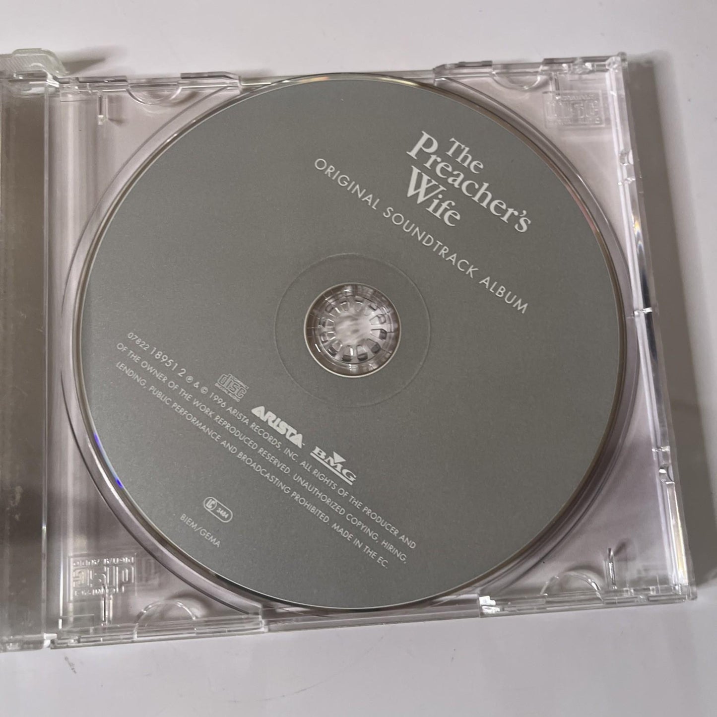 Whitney Houston – The Preacher's Wife (Original Soundtrack Album) (CD, 1996)