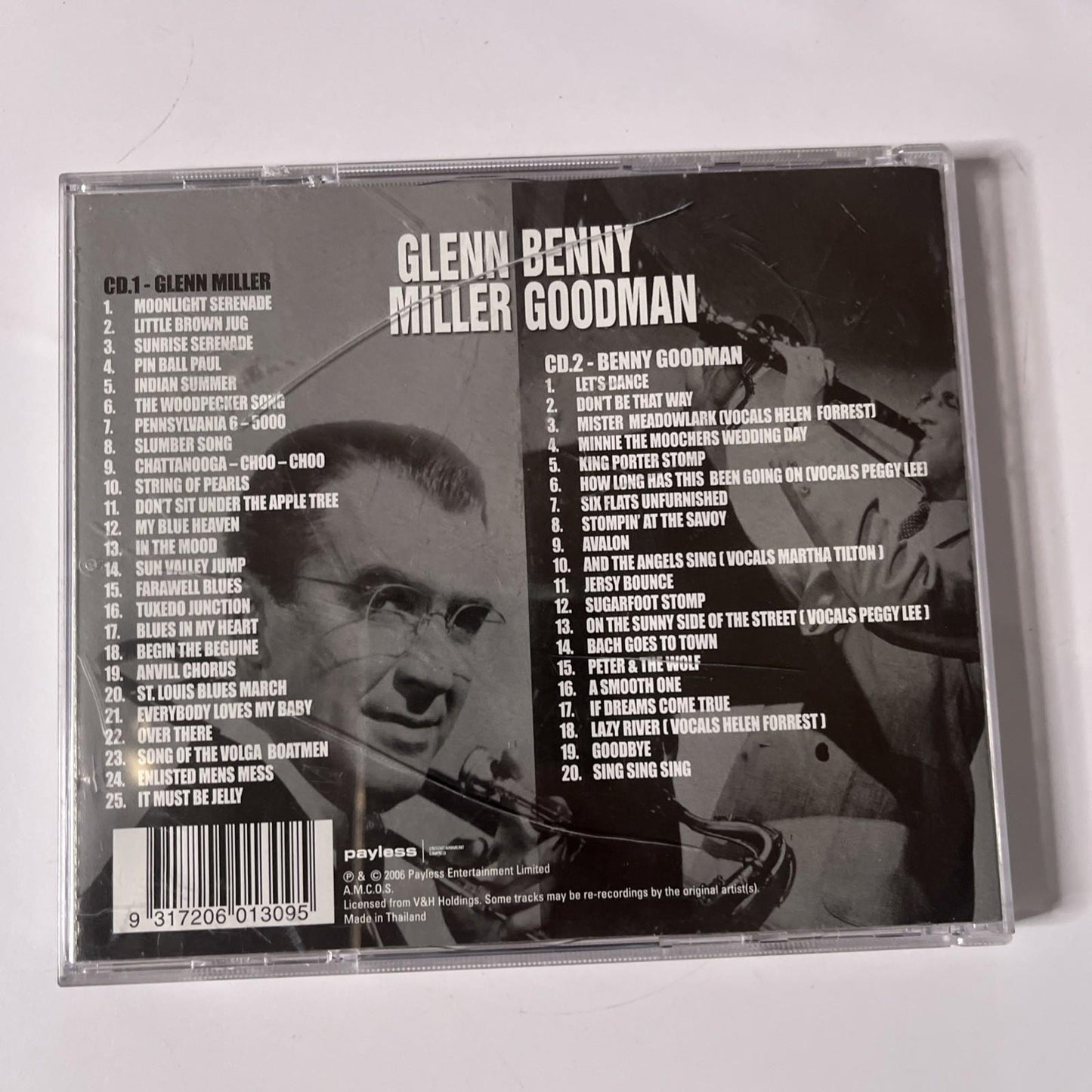 Glenn Miller / Benny Goodman (CD, 2006, 2-Disc) PEL2CD2031