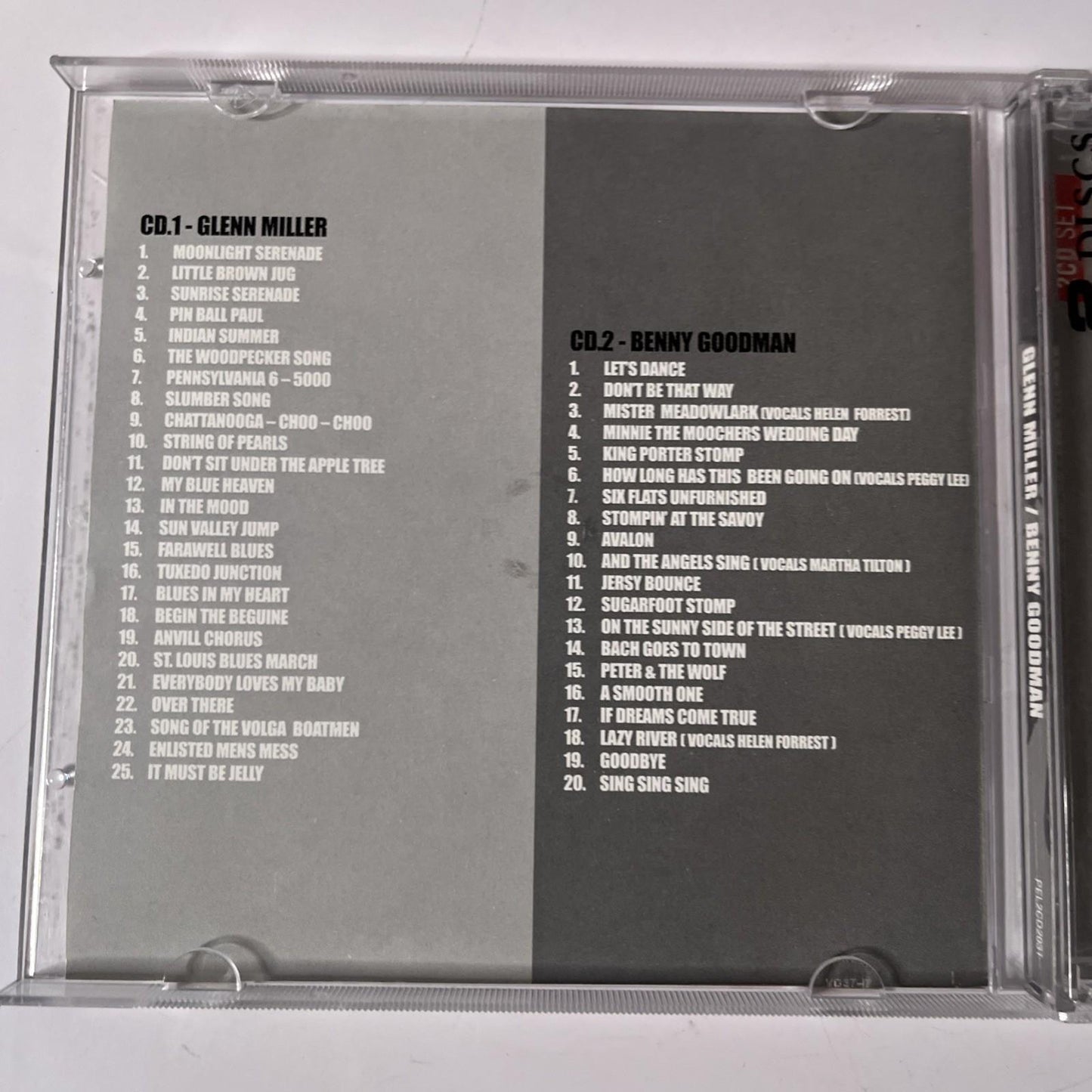 Glenn Miller / Benny Goodman (CD, 2006, 2-Disc) PEL2CD2031