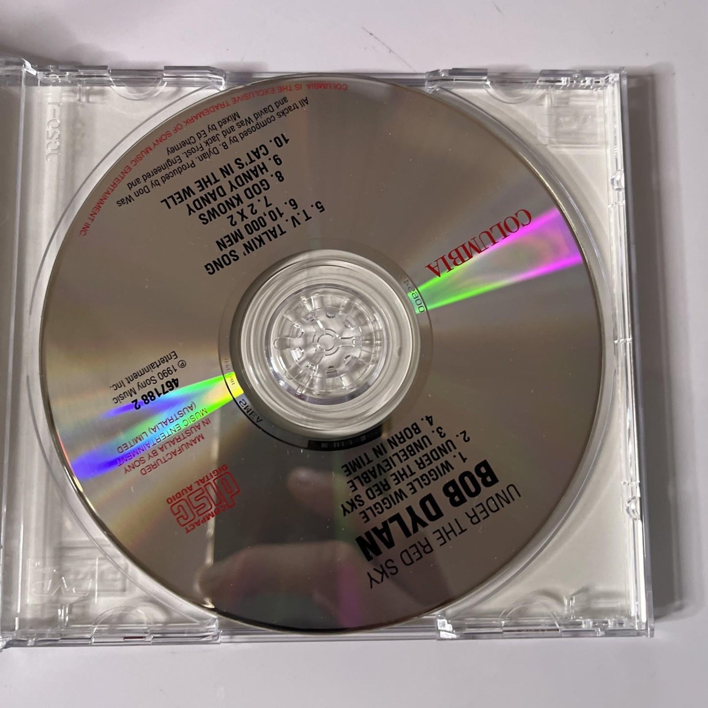 Bob Dylan – Under The Red Sky (CD, 1990) Australia 467188 2