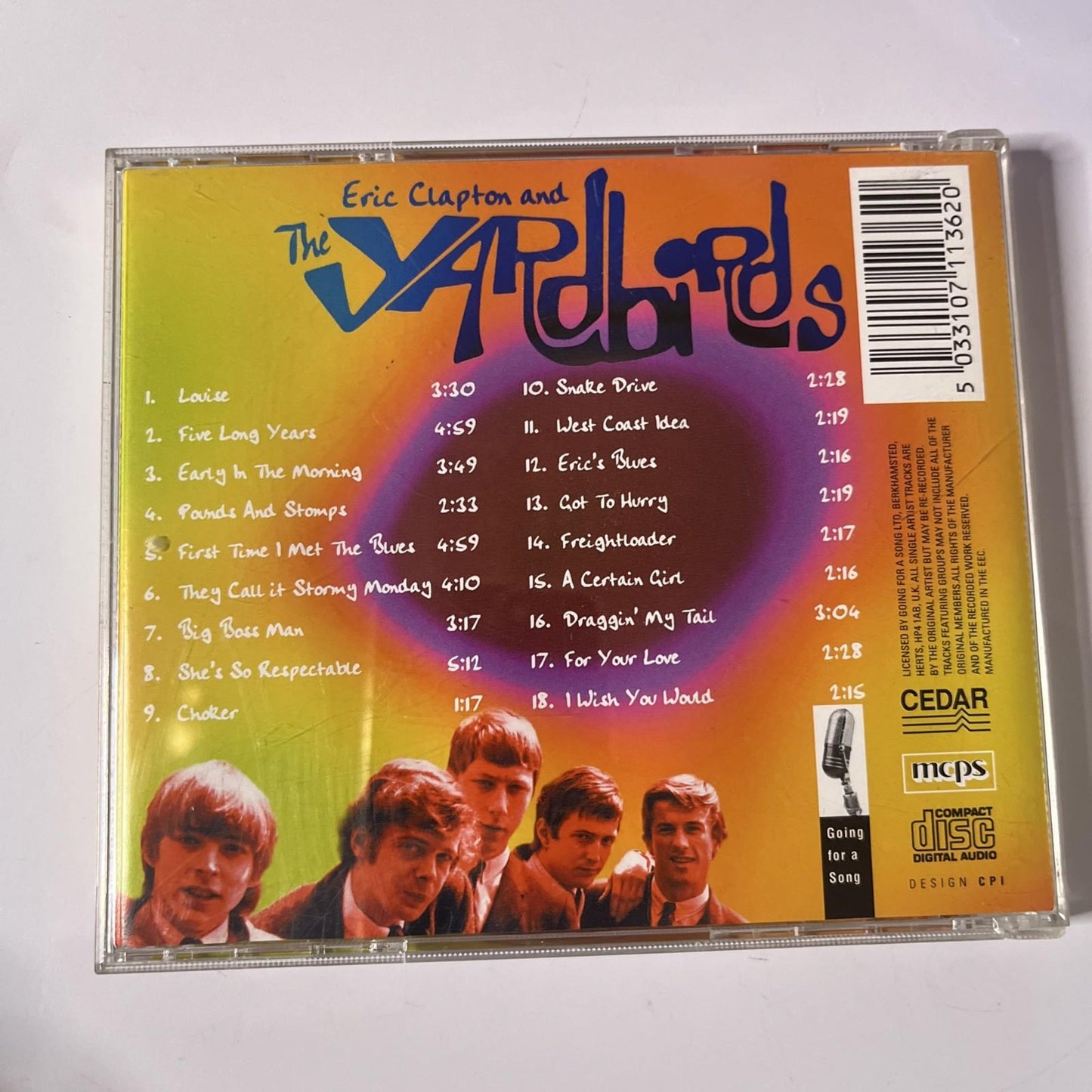 Eric Clapton, The Yardbirds – Eric Clapton And The Yardbirds (CD) UK GFS136