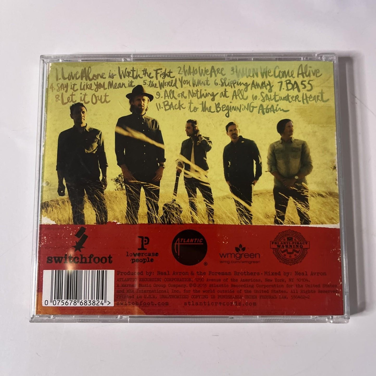 Switchfoot – Fading West (CD, 2014) US 536462-2