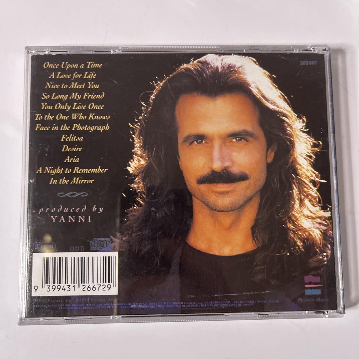 Yanni – Dare To Dream (CD, 1992) Australasia 262 667