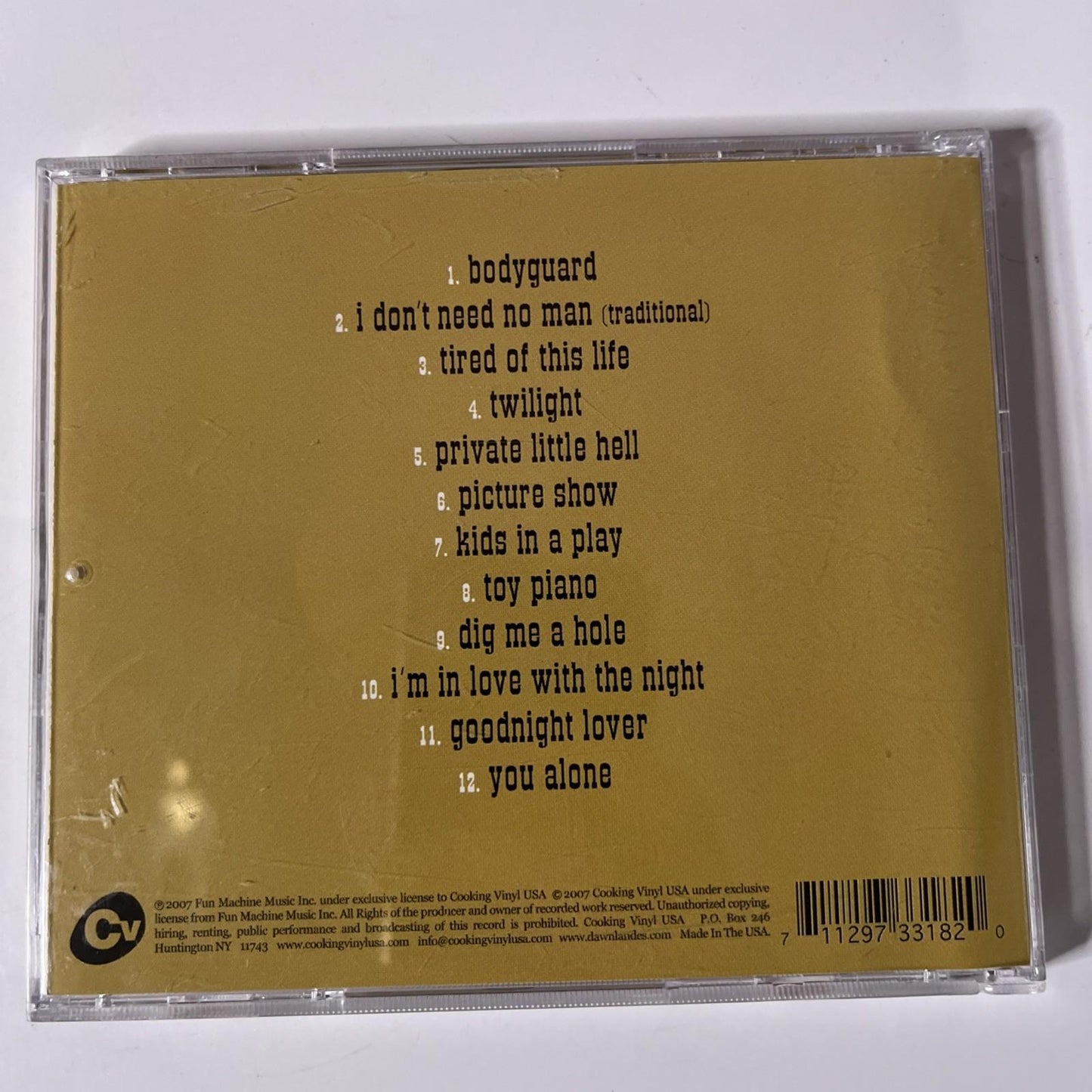 Dawn Landes – Fireproof (CD, 2007) US CKV-CD-3318