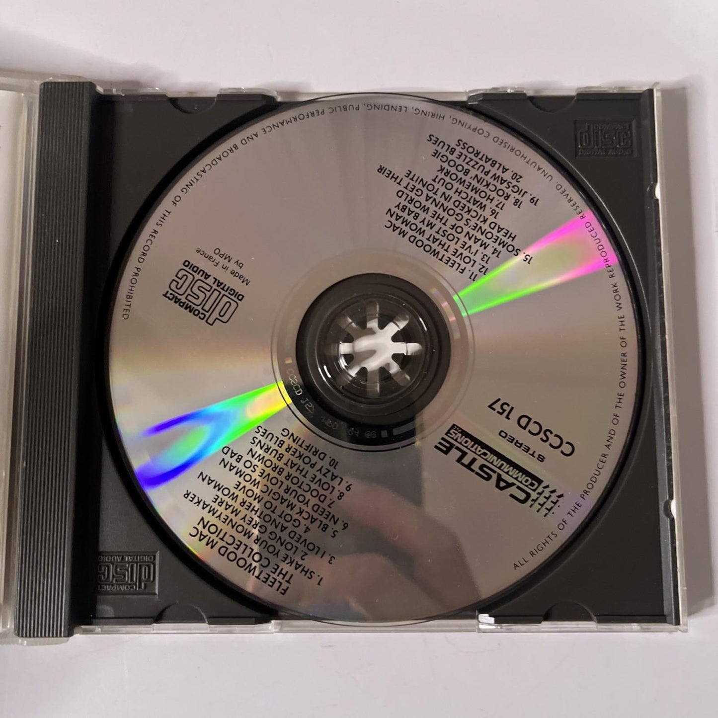Fleetwood Mac – The Collection (CD, 1987) UK CCSCD 157