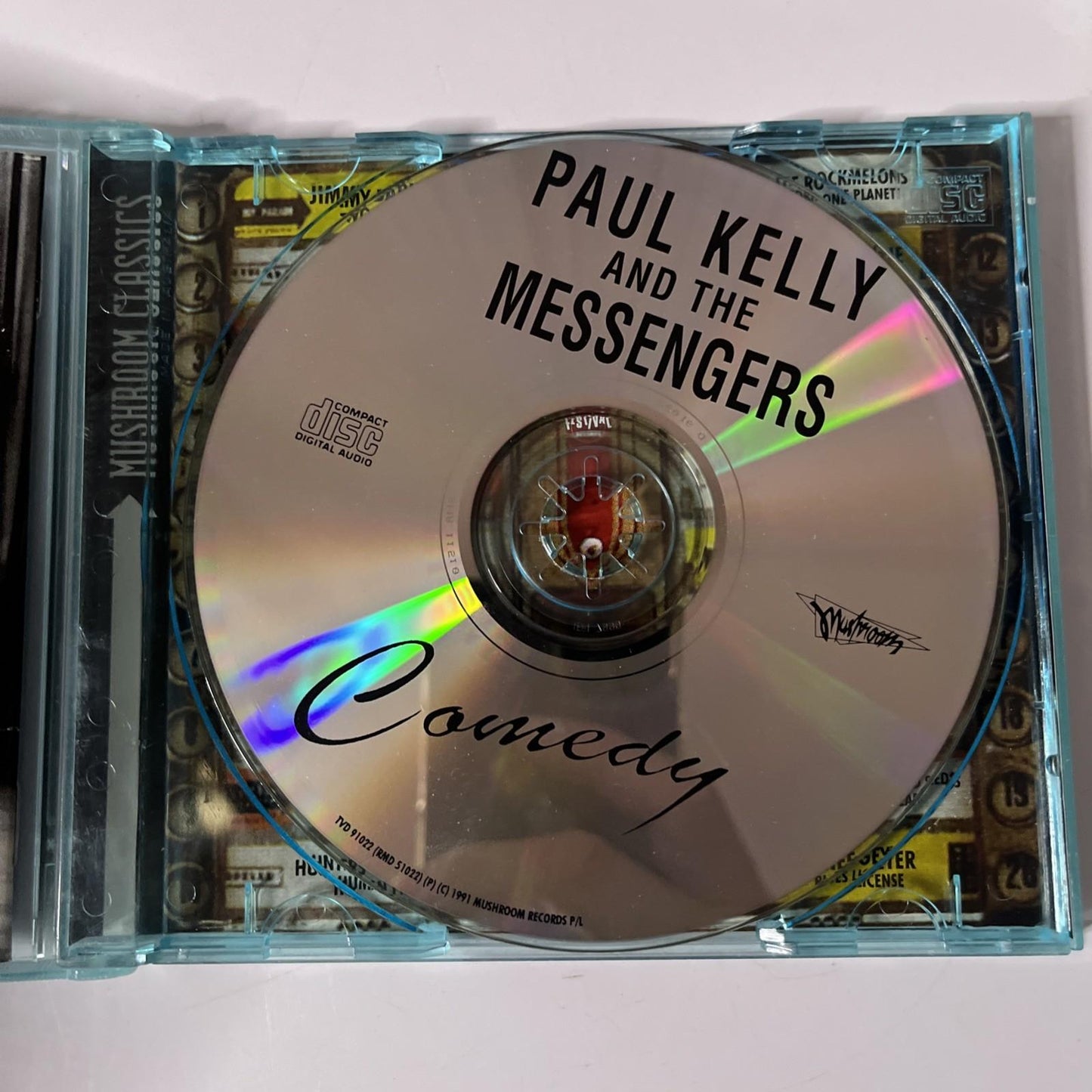 Paul Kelly And The Messengers – Comedy (CD, 1991) Australia RMD53343/TVD93343