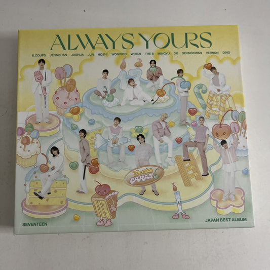 Seventeen – Always Yours (CD, 2023) Japan 2-Disc + Photobook POCS-39038