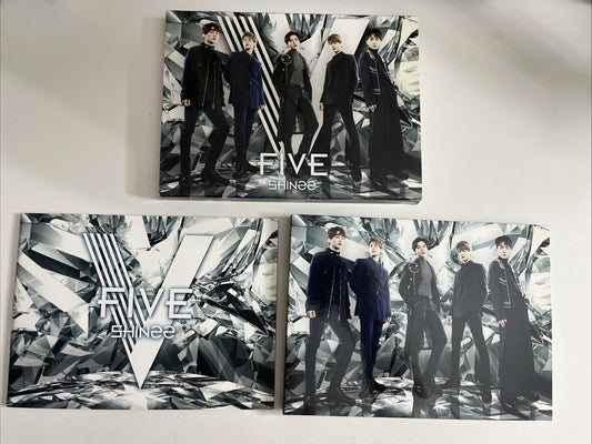 SHINee – Five (CD + Blu-ray, 2017, 2-Disc) Japan Obi UPCH-29248