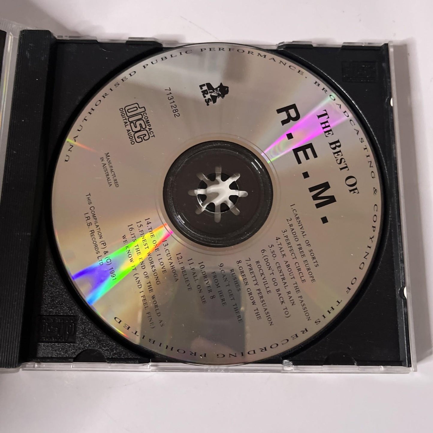R.E.M. – The Best Of R.E.M. (CD, 1991) Australia 7131282