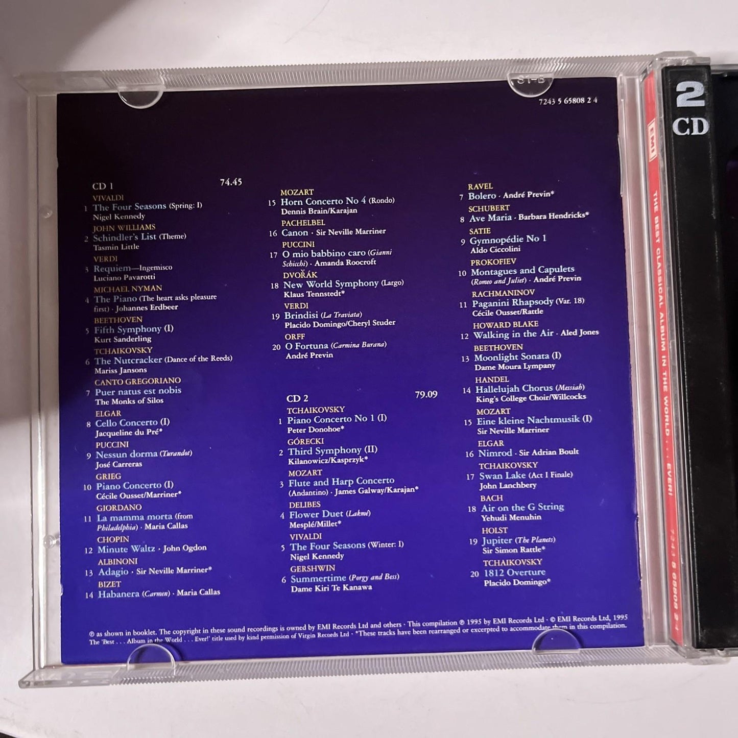 Various – The Best Classical Album In The World...Ever! (CD, 1995, 2-Disc)