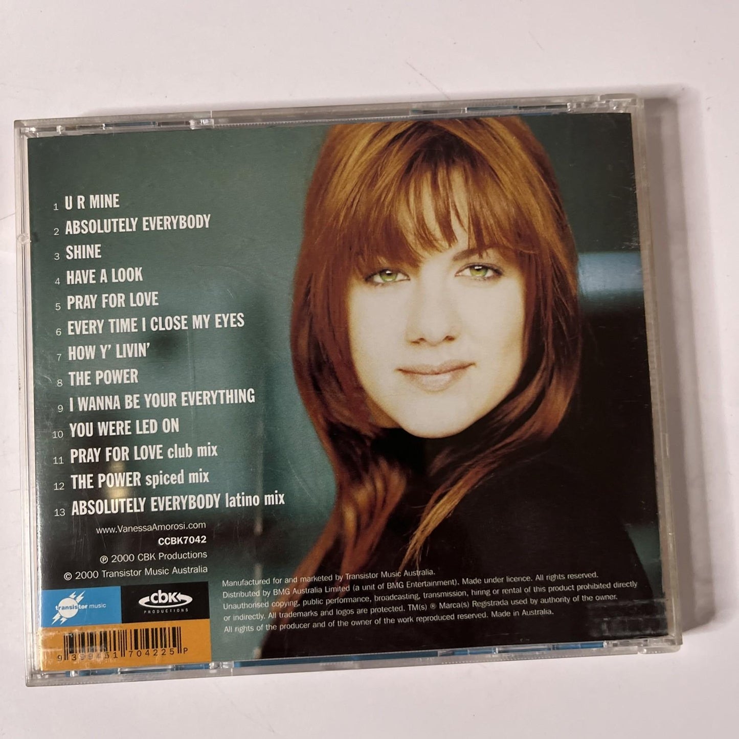 Vanessa Amorosi – The Power (CD, 2000) Australia CCBK7042
