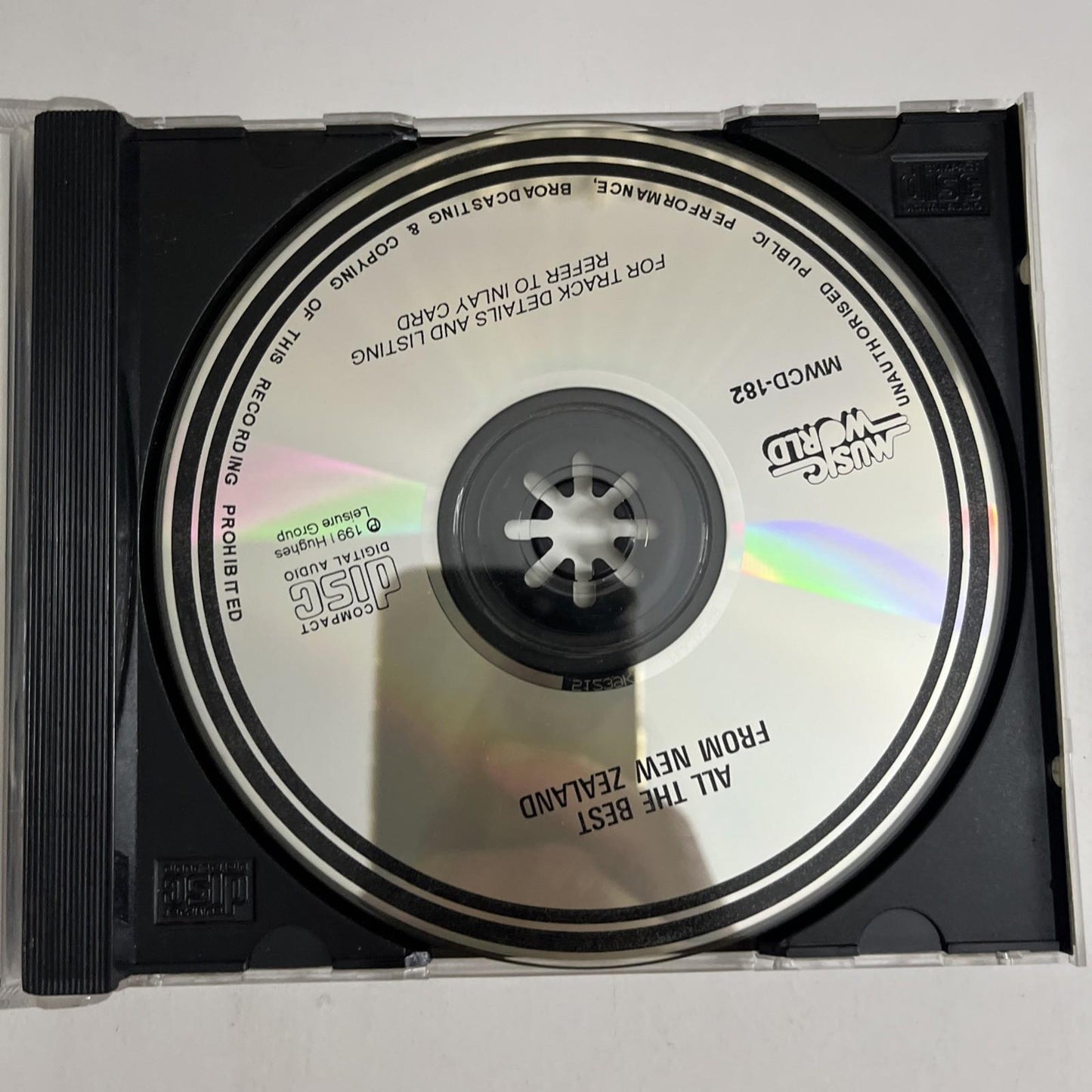 All The Best From New Zealand (CD, 1991) New Zealand MWCD-182