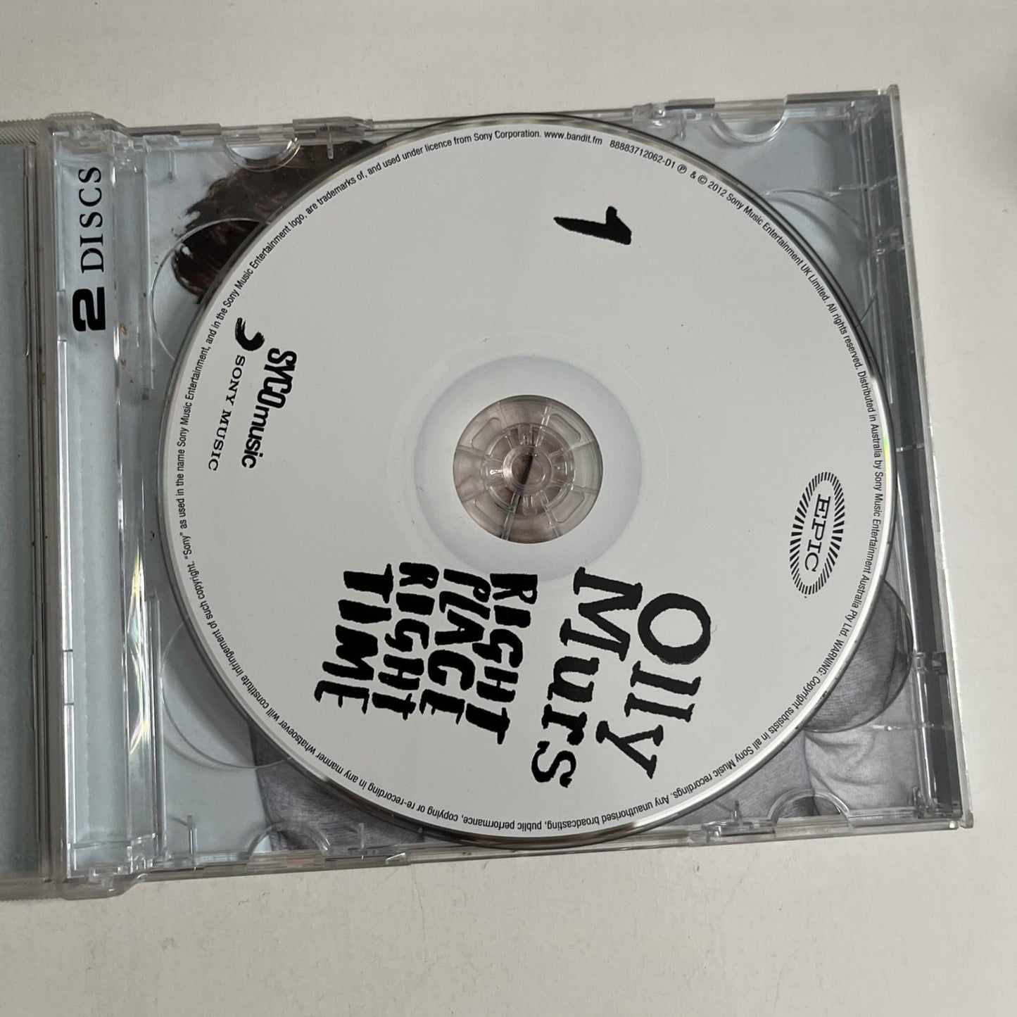 Olly Murs – Right Place Right Time (CD, 2012, 2-Disc) Australia 88883712062