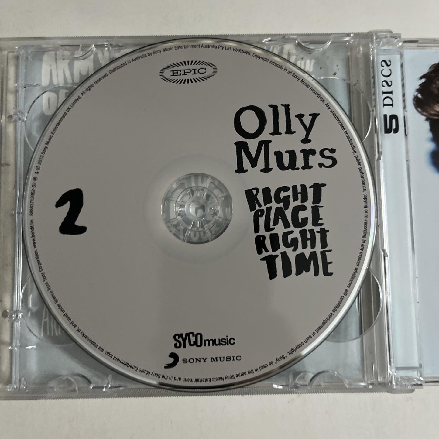 Olly Murs – Right Place Right Time (CD, 2012, 2-Disc) Australia 88883712062