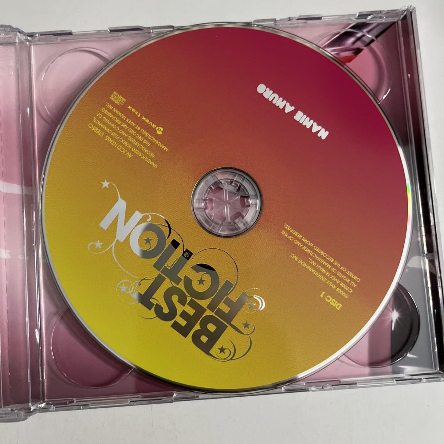 Namie Amuro – Best Fiction = 鑽漾精選 (CD + DVD, 2008, 2-Disc) Taiwan AVJCD10365/A