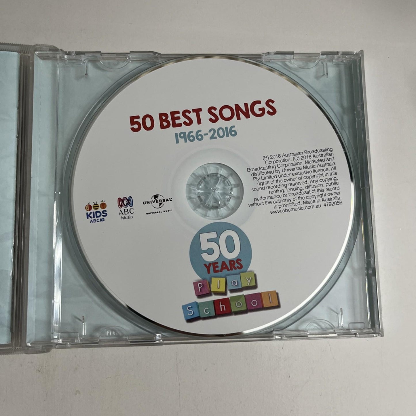 Play School – 50 Best Songs- 50 Years: 1966-2016 (CD, 2016) Australia 4792056