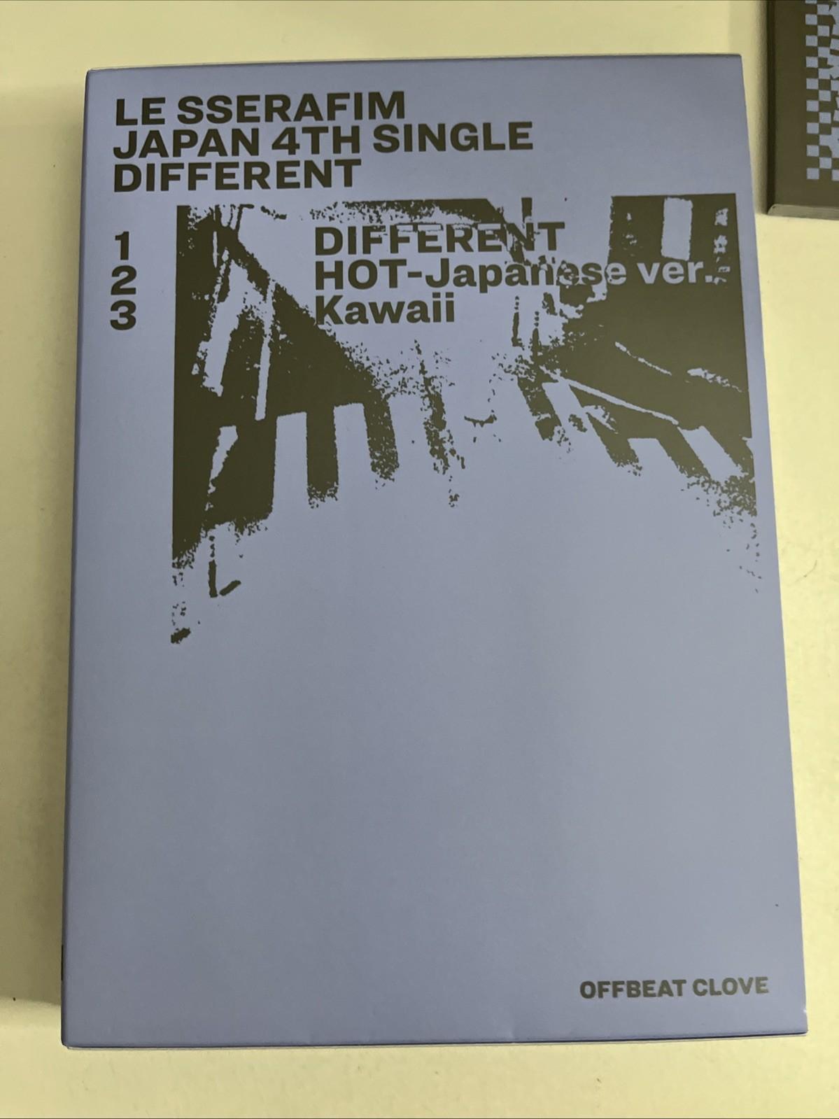 Le Sserafim – Different (CD, 2025) Japan Limited Edition TYCT-39283