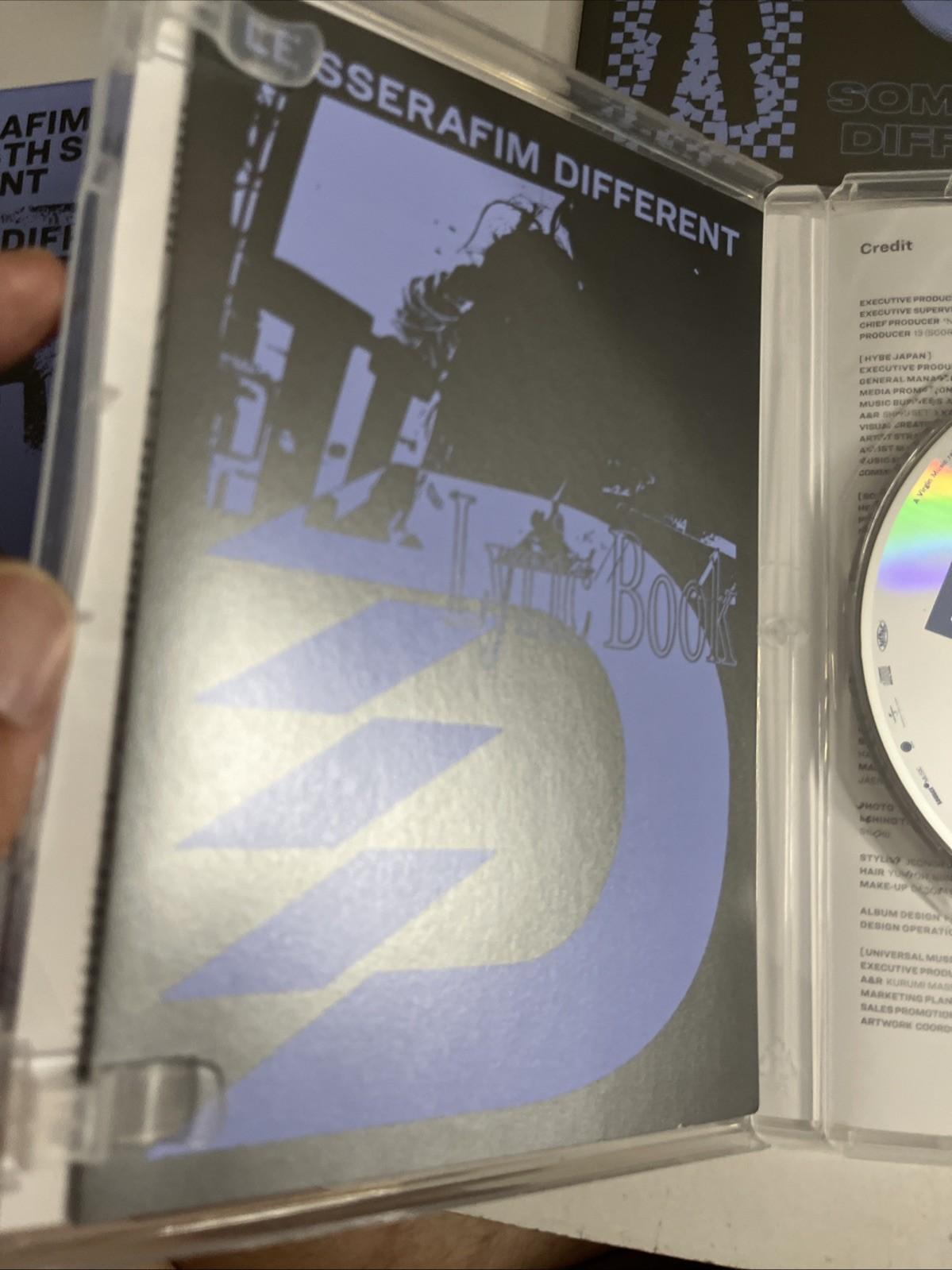 Le Sserafim – Different (CD, 2025) Japan Limited Edition TYCT-39283