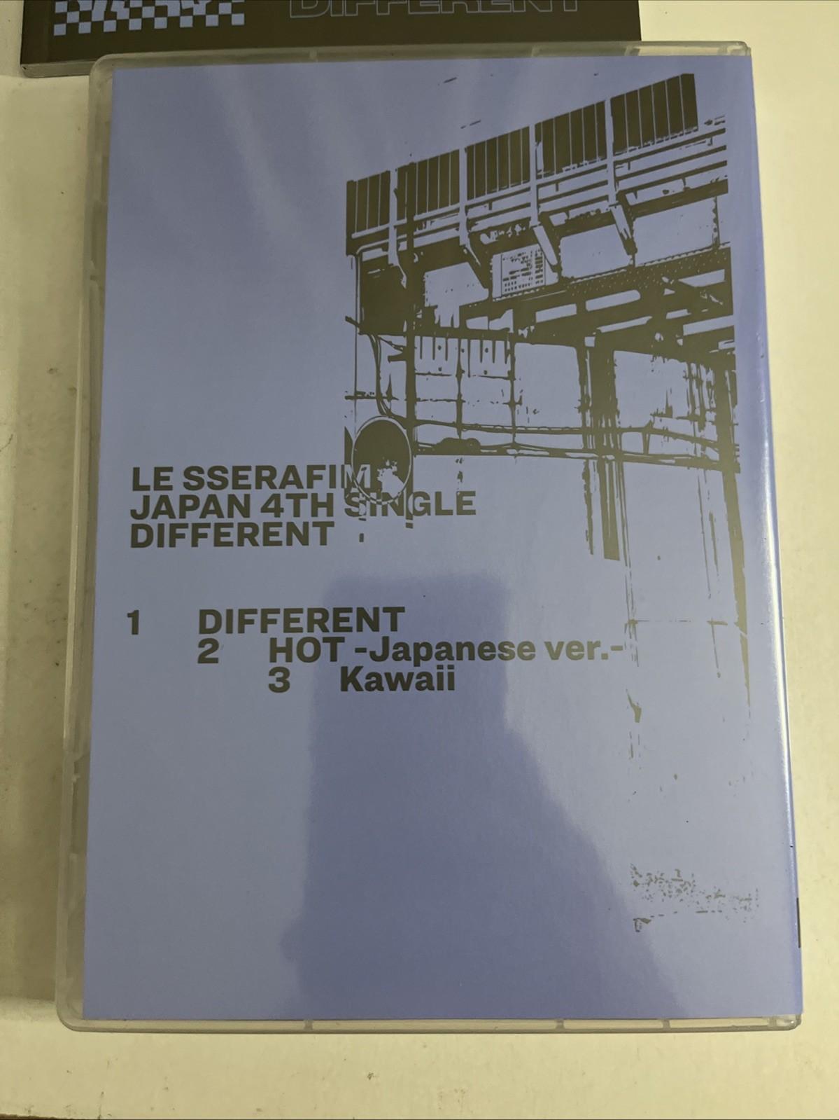 Le Sserafim – Different (CD, 2025) Japan Limited Edition TYCT-39283