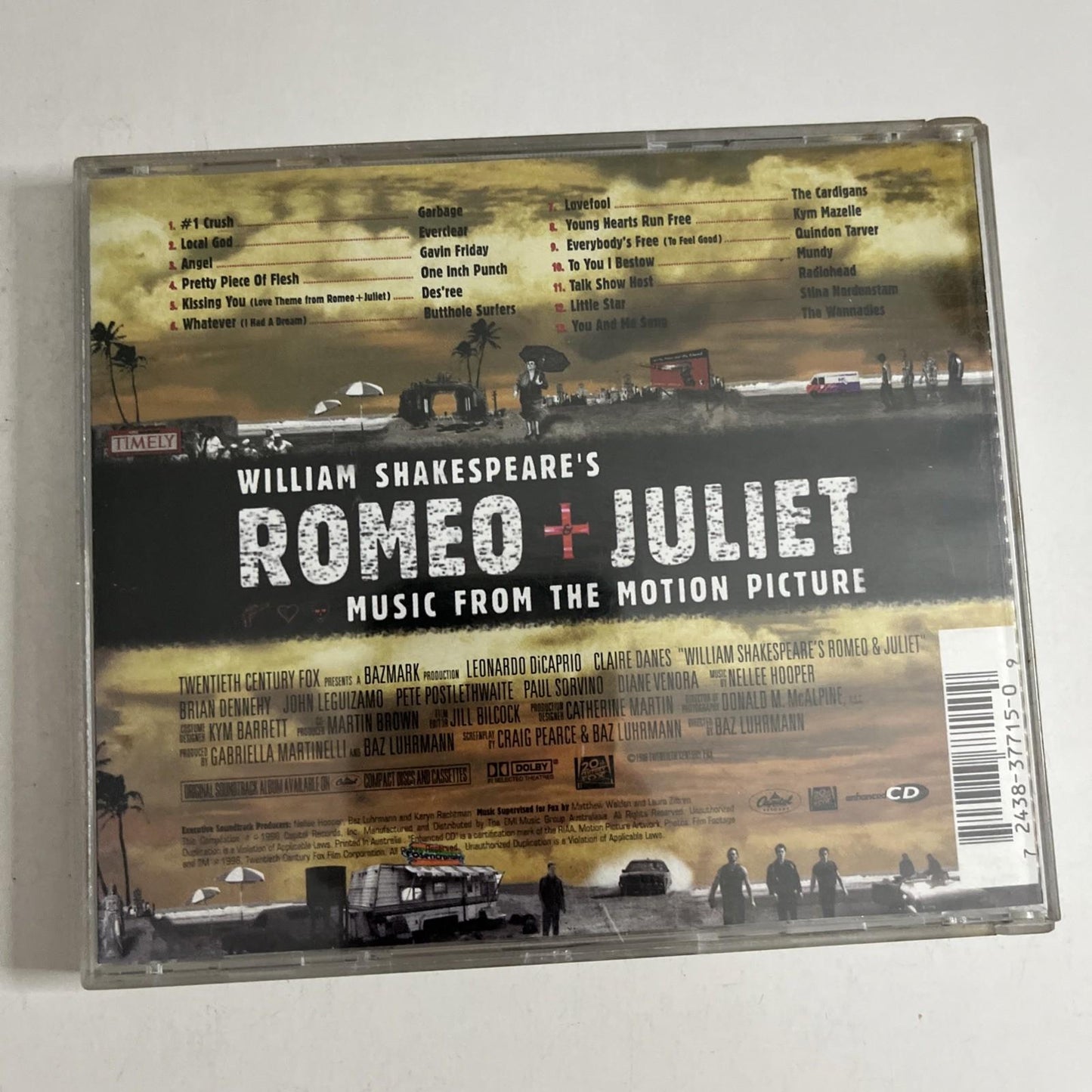 William Shakespeare's Romeo + Juliet (Music From The Motion Picture) (CD, 1996)