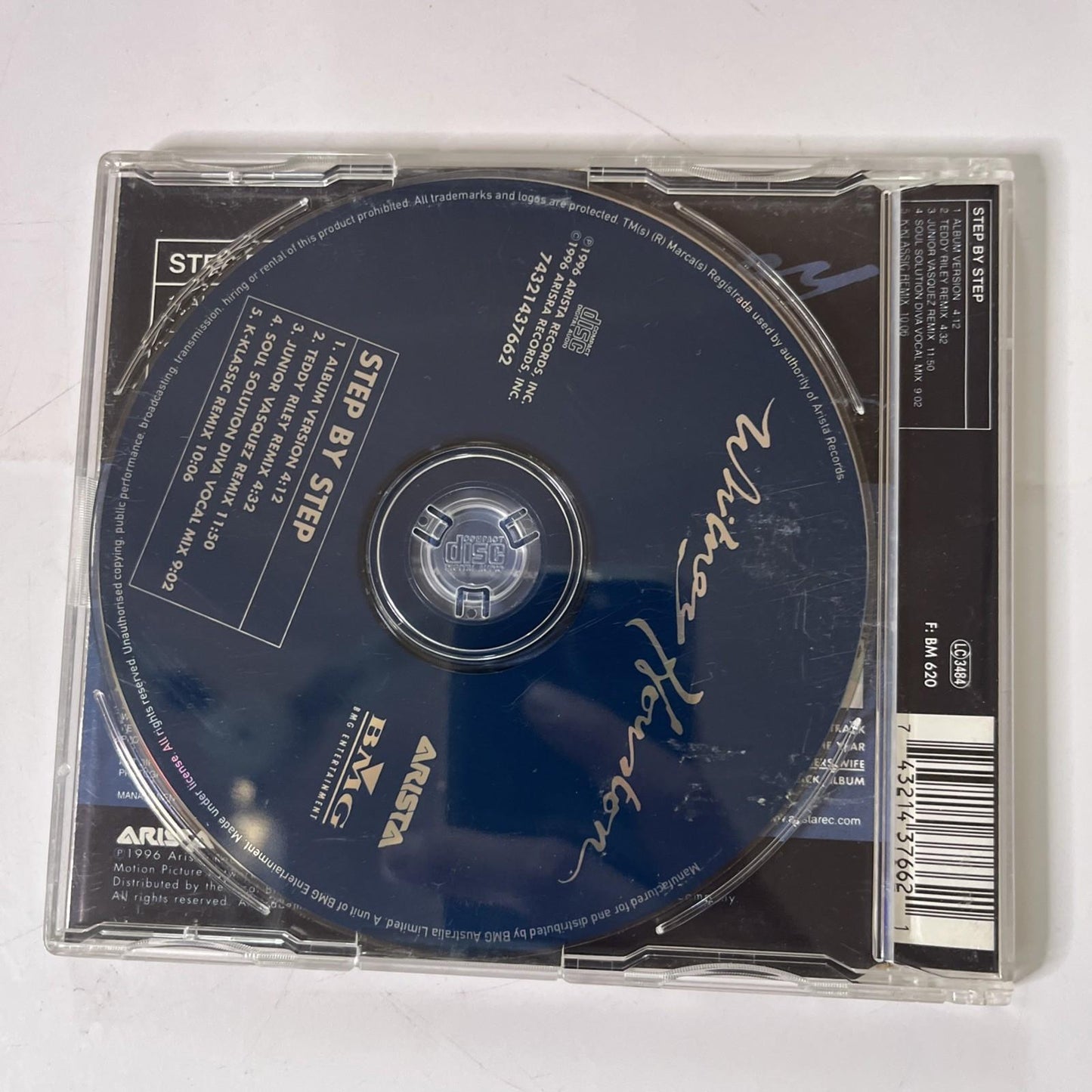 Whitney Houston – Step By Step (CD, 1996) Australia 74321 43766 2