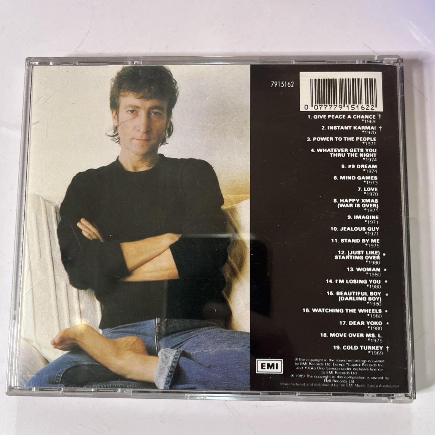 John Lennon – The John Lennon Collection (CD, 1989) Australia 7915162