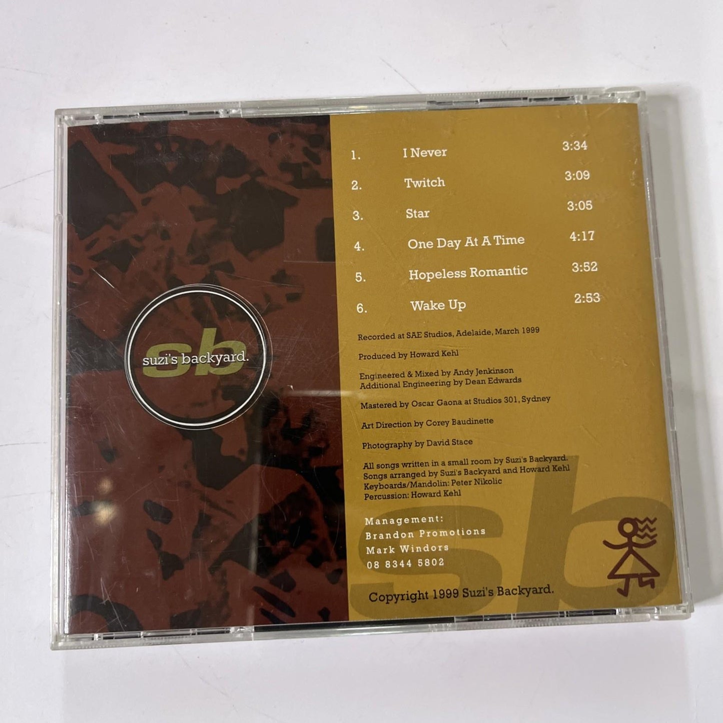 Suzi's Backyard – Hopeless Romantic (CD, 1999) Australia