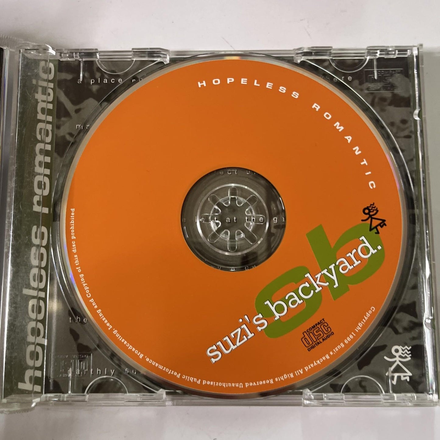 Suzi's Backyard – Hopeless Romantic (CD, 1999) Australia