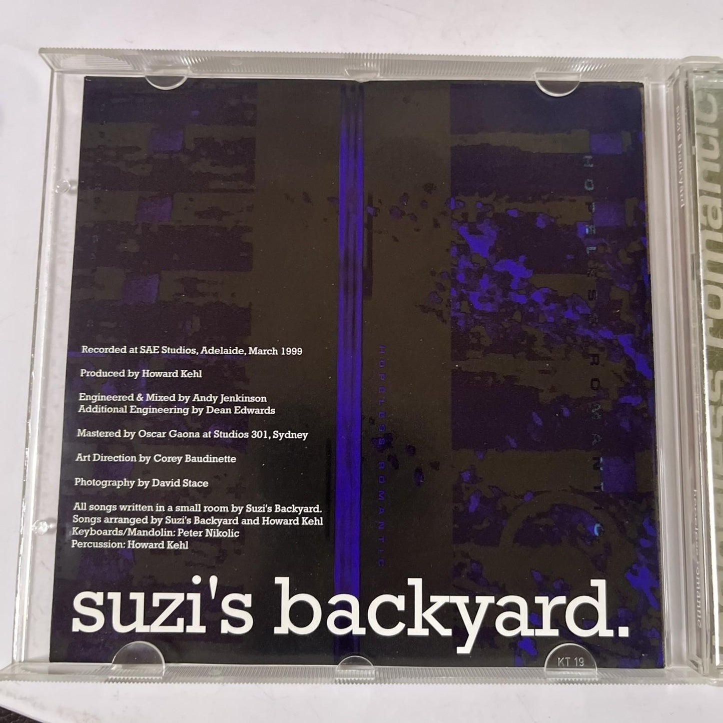 Suzi's Backyard – Hopeless Romantic (CD, 1999) Australia