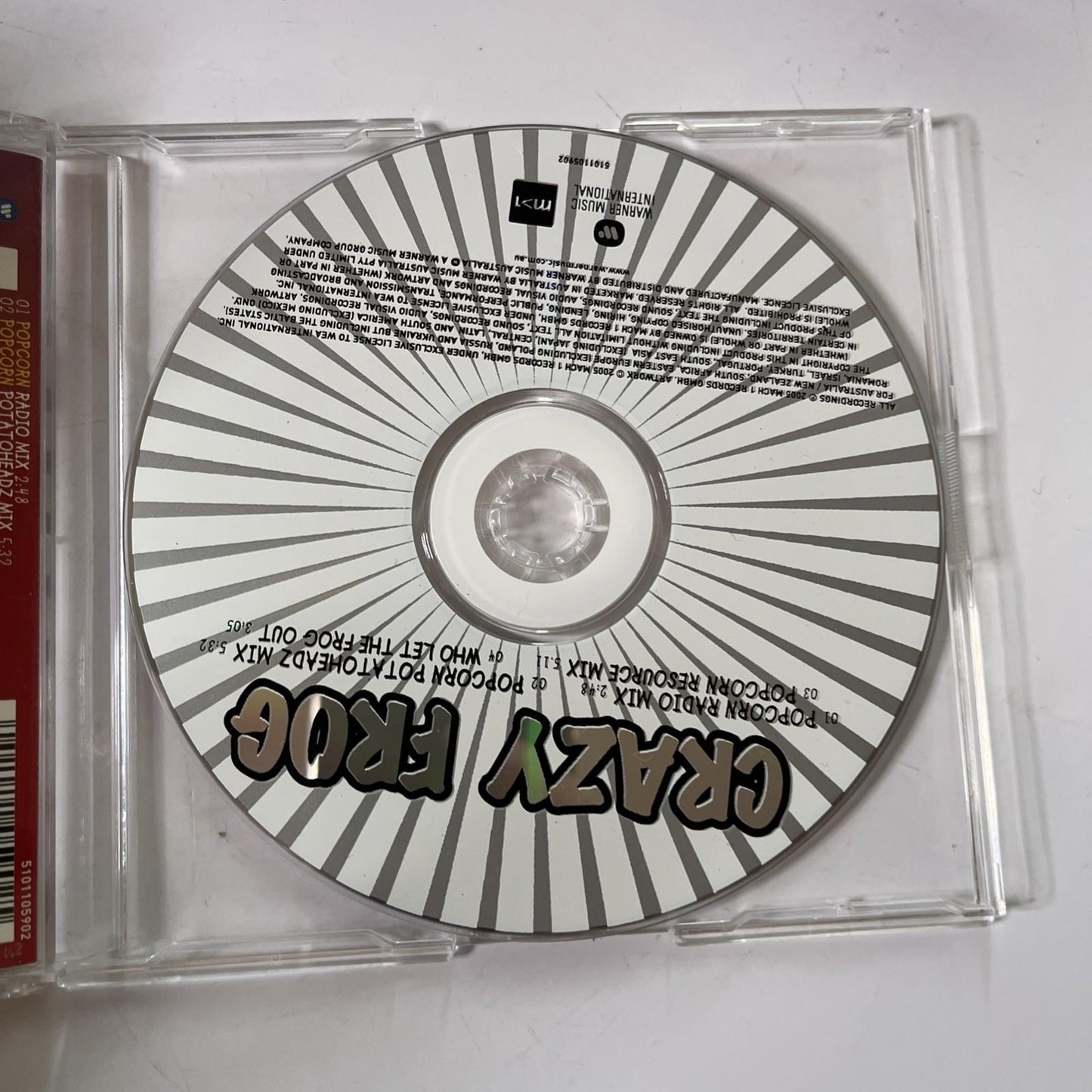 Crazy Frog – Popcorn (CD, 2005) Australia 5101105902