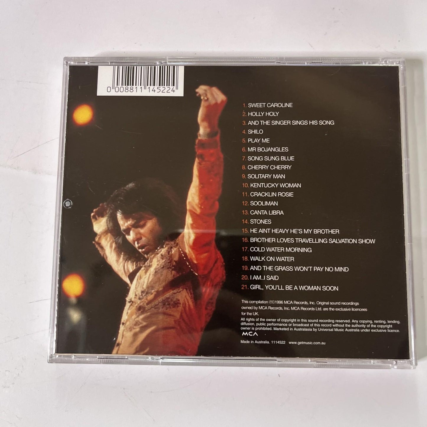 Neil Diamond – The Best Of Neil Diamond (CD, 2008) Australia MCD 1114522