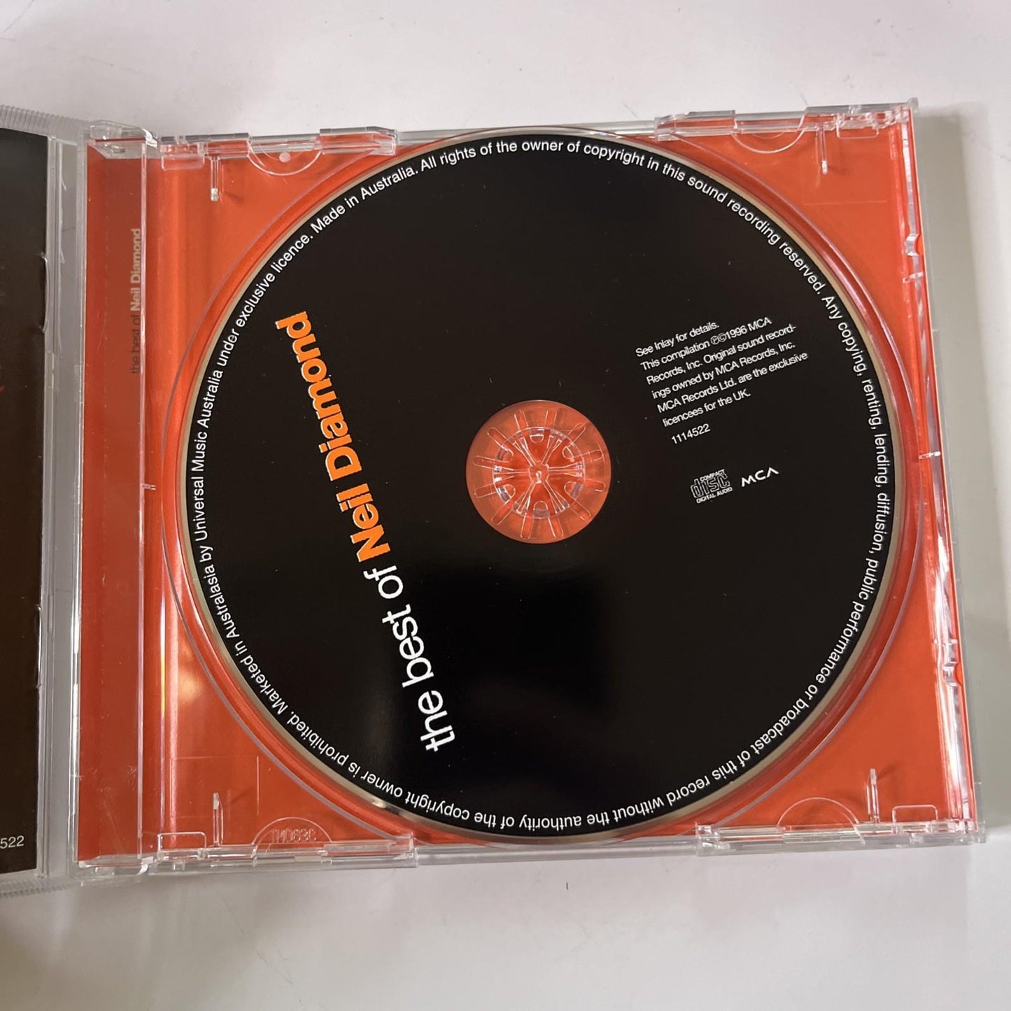 Neil Diamond – The Best Of Neil Diamond (CD, 2008) Australia MCD 1114522