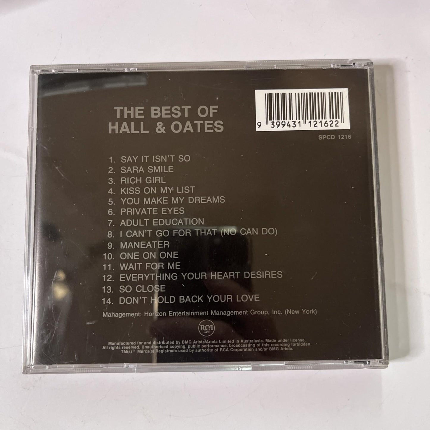 Daryl Hall & John Oates – The Best Of (CD) SPCD 1216