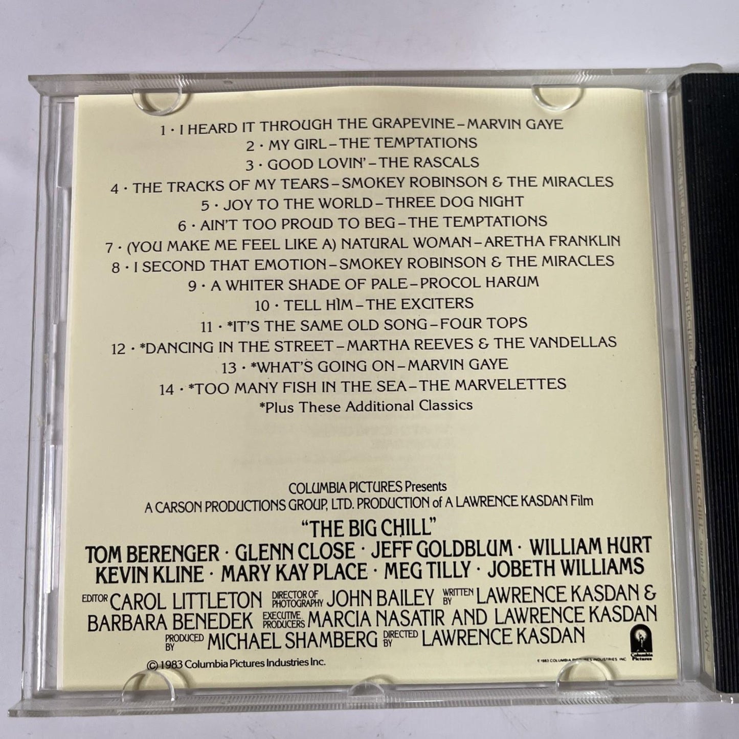 The Big Chill (Original Motion Picture Soundtrack) (CD, 1984)