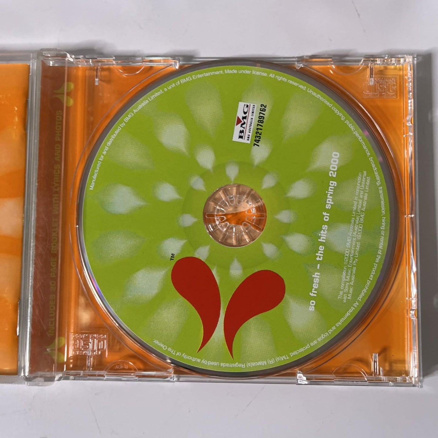 Various – So Fresh: The Hits Of Spring 2000 (CD, 2000) Australia 74321789762