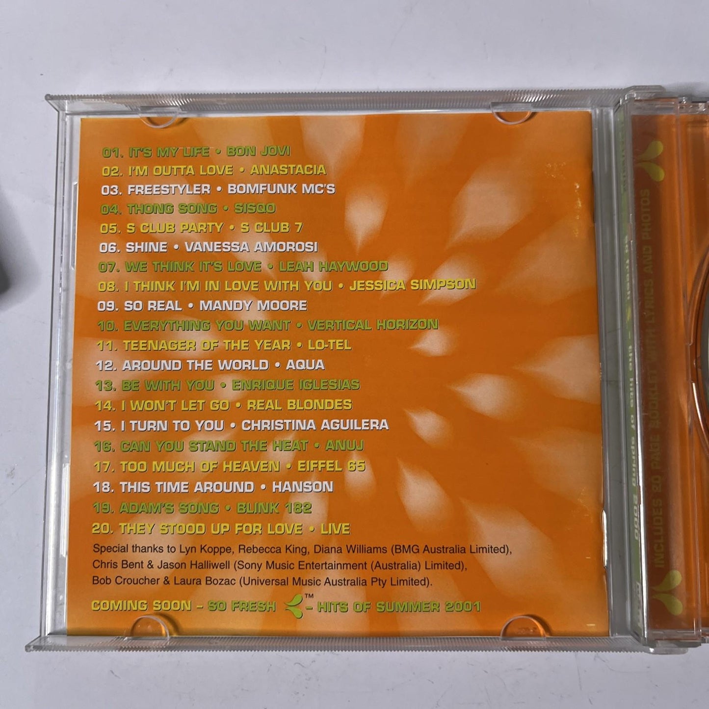 Various – So Fresh: The Hits Of Spring 2000 (CD, 2000) Australia 74321789762