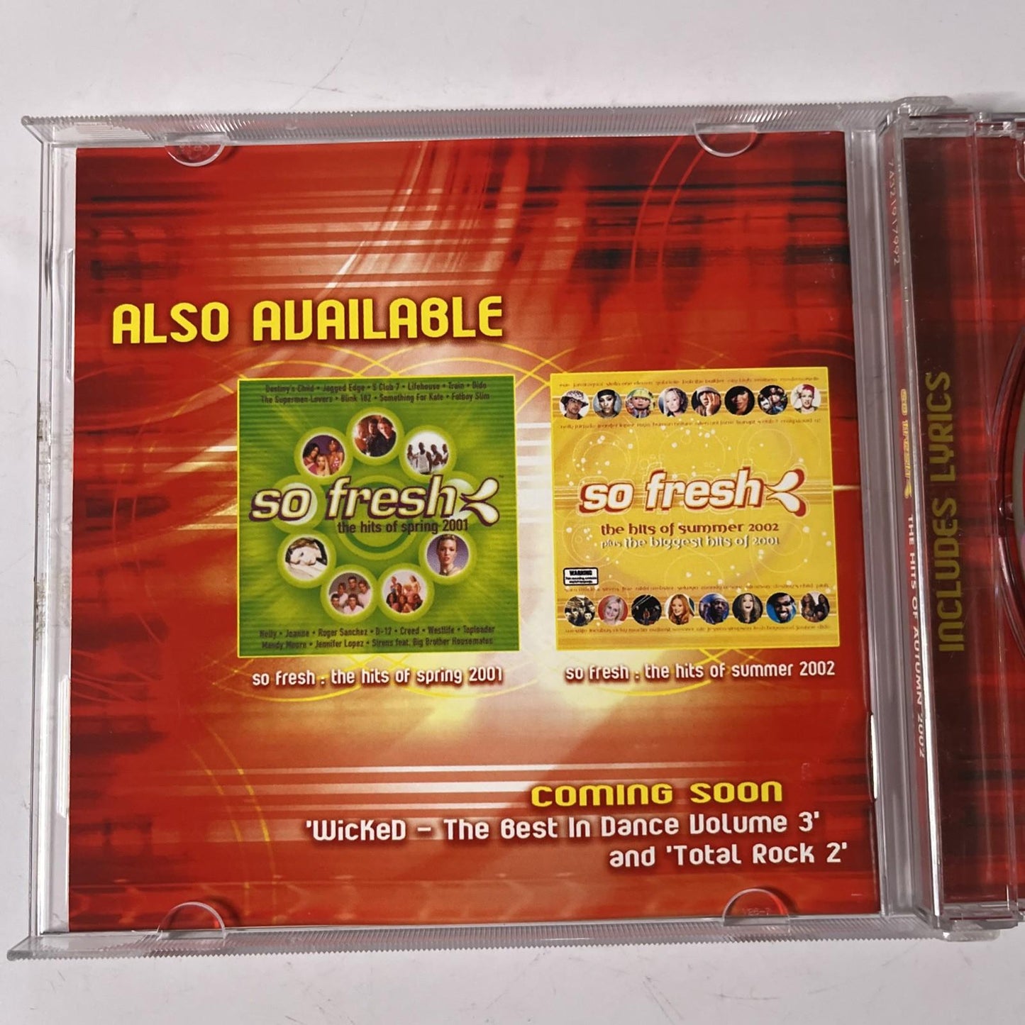 Various – So Fresh: The Hits Of Autumn 2002 (CD, 2002) Australia 74321917992