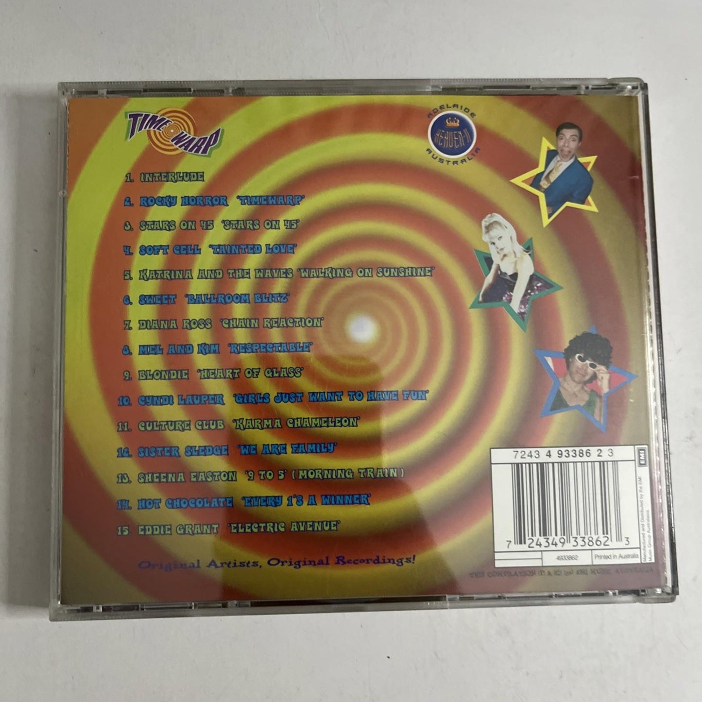 Various – Timewarp (CD, 1998) Australia 4933862