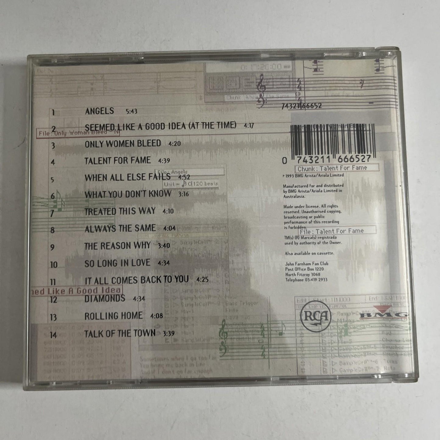 John Farnham – Then Again... (CD, 1993) Australasia 74321166652