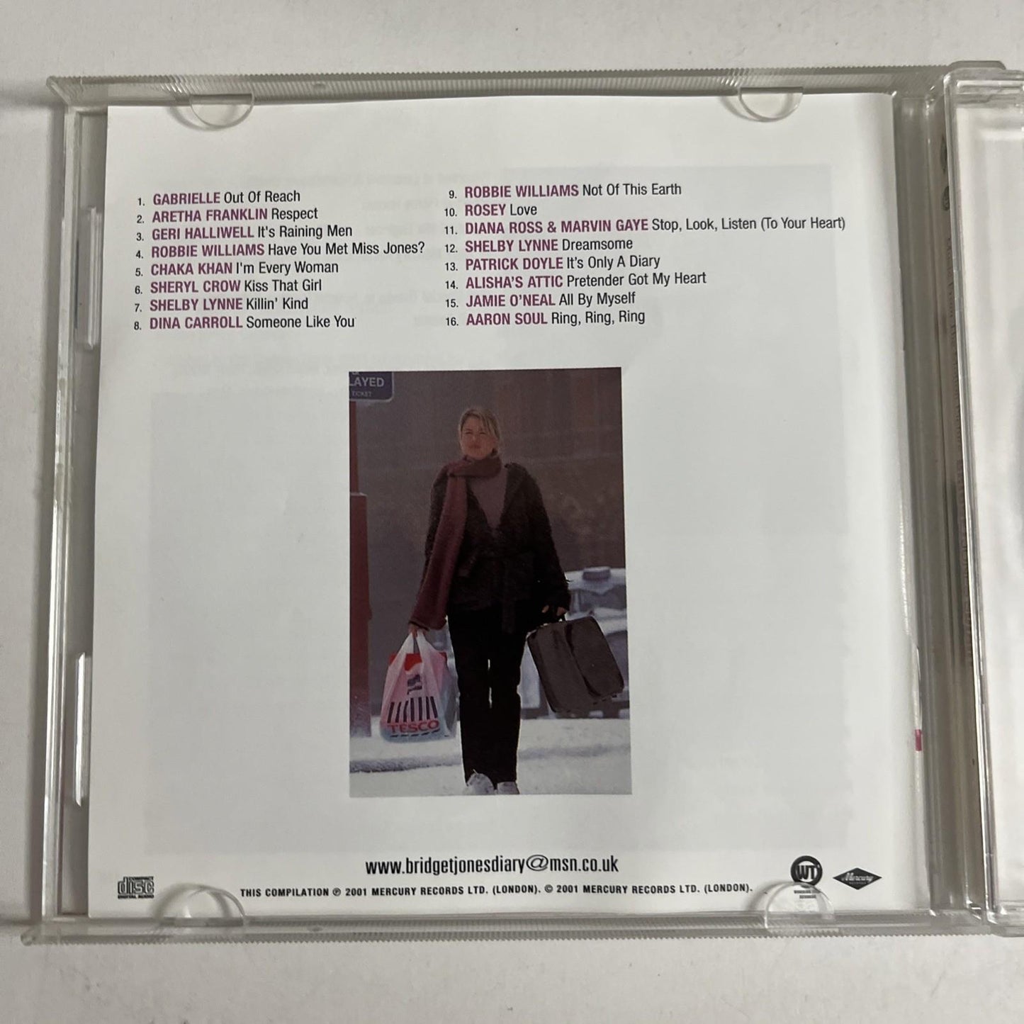 Bridget Jones's Diary (Music From The Motion Picture) (CD, 2001)