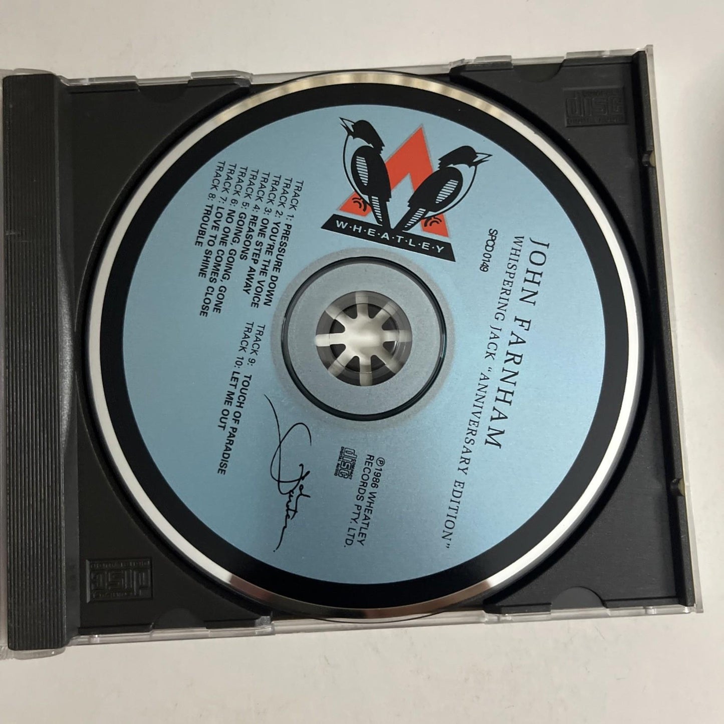 John Farnham – Whispering Jack (CD, 1996) Australia SFCD 0149