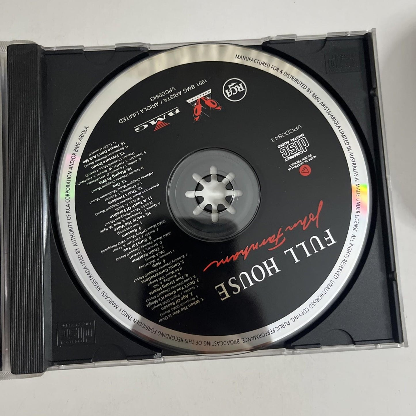 John Farnham – Full House (CD, 1991) VPCD0843