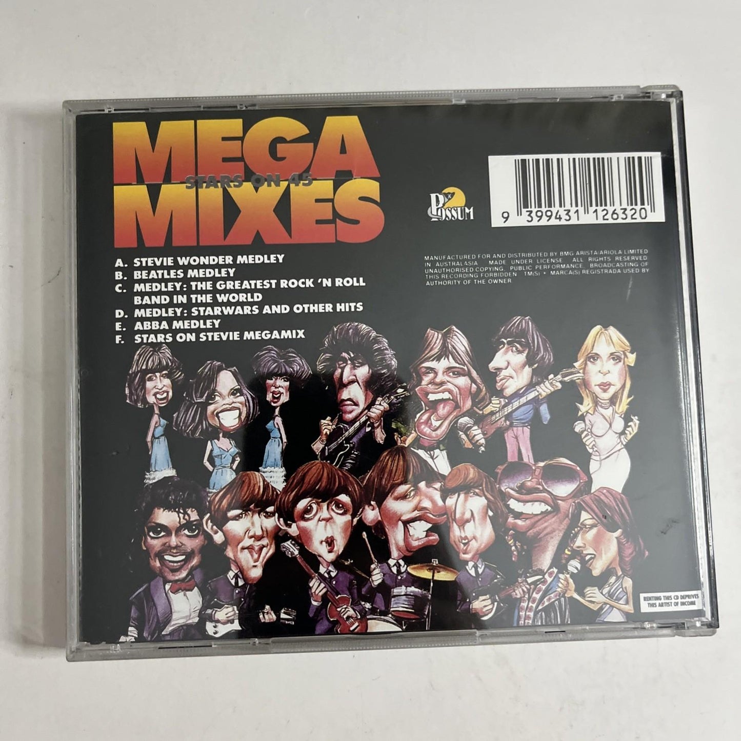 Stars On 45 – Megamixes (CD, 1989) Australasia PSMCD 1263