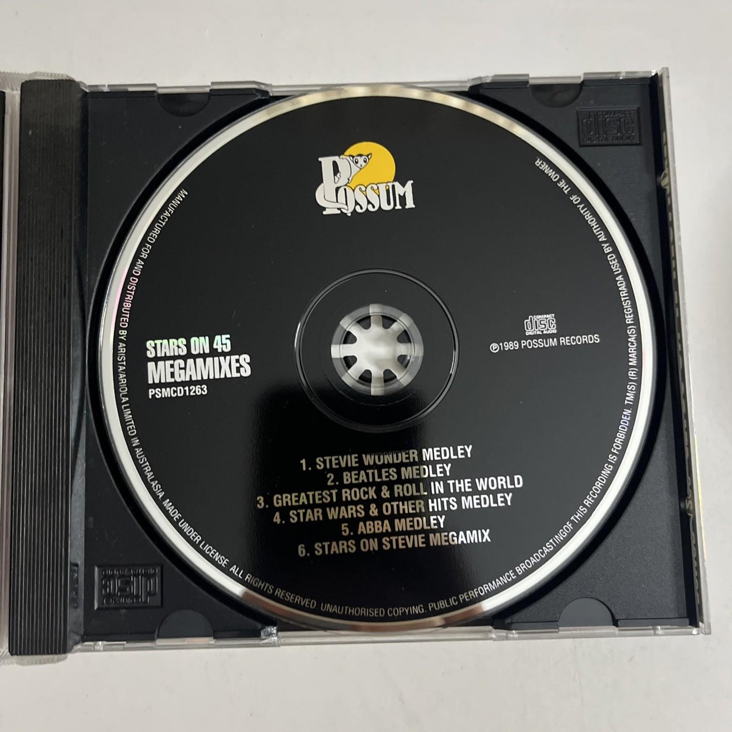 Stars On 45 – Megamixes (CD, 1989) Australasia PSMCD 1263