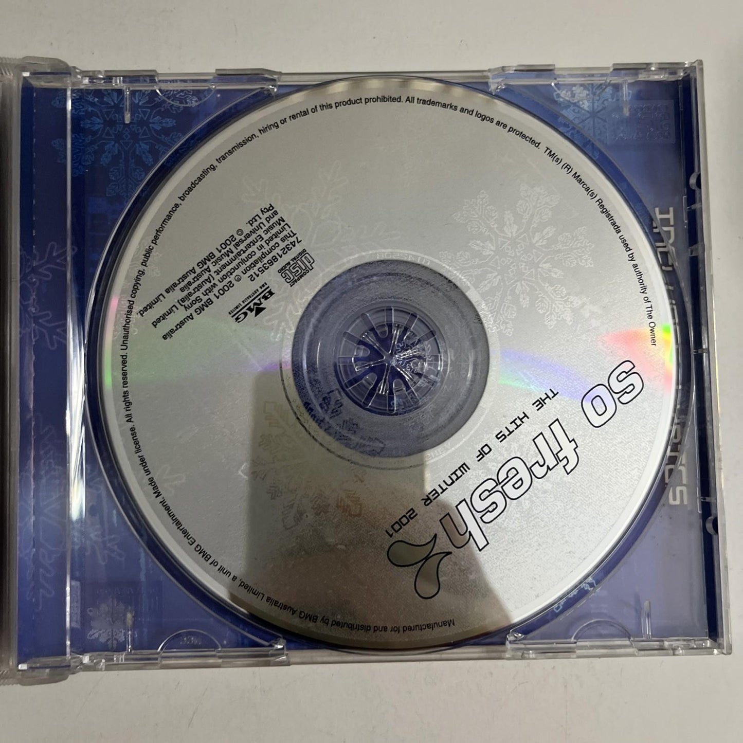 Various – So Fresh: The Hits Of Winter 2001 (CD, 2001) Australia 74321863512