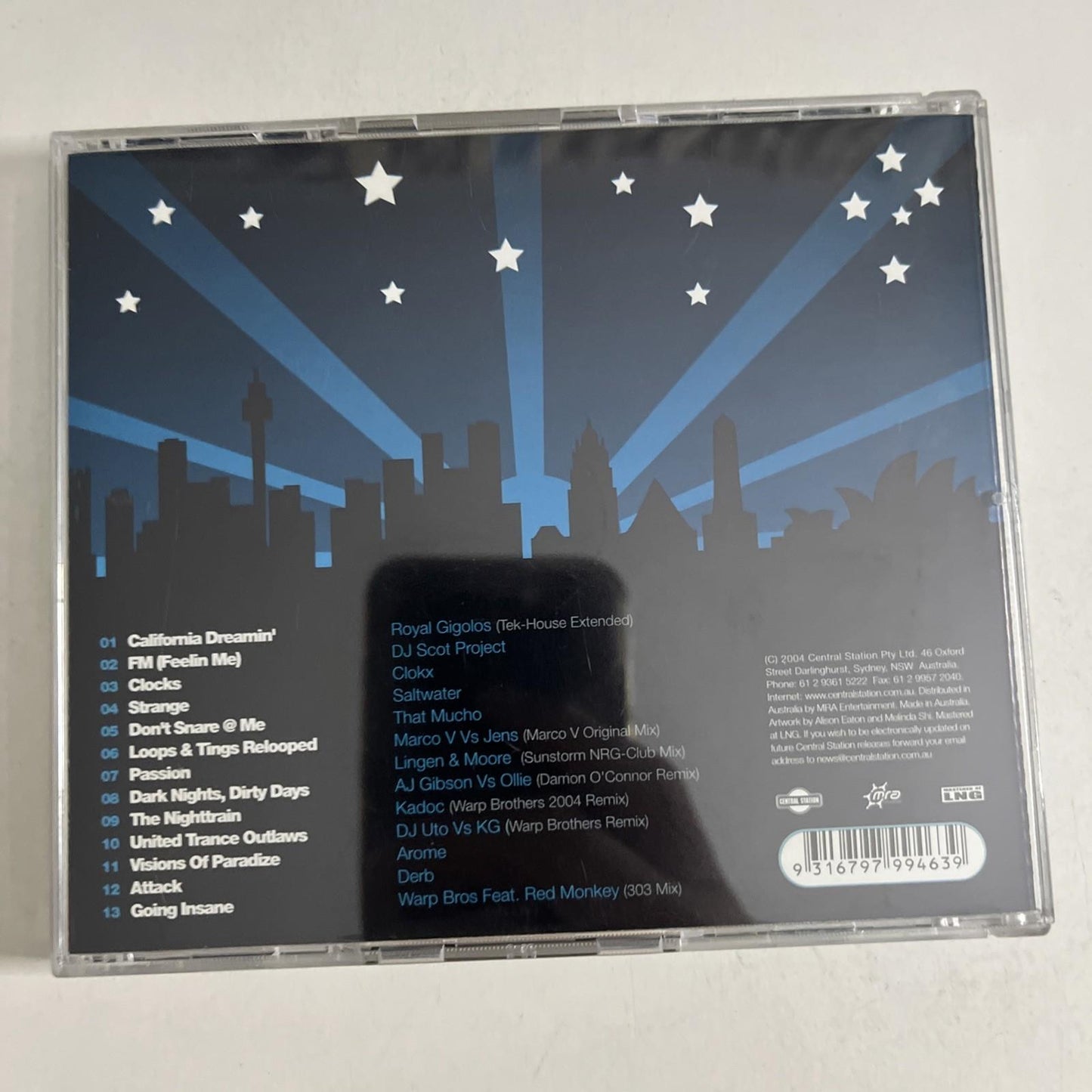 Warp Brothers – Wild Tour CD 2004 (CD, 2004) Australia CSR CD 5204