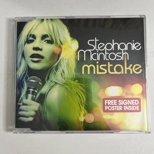 Stephanie Mcintosh – Mistake (CD, 2006) Australia + Poster 1703887