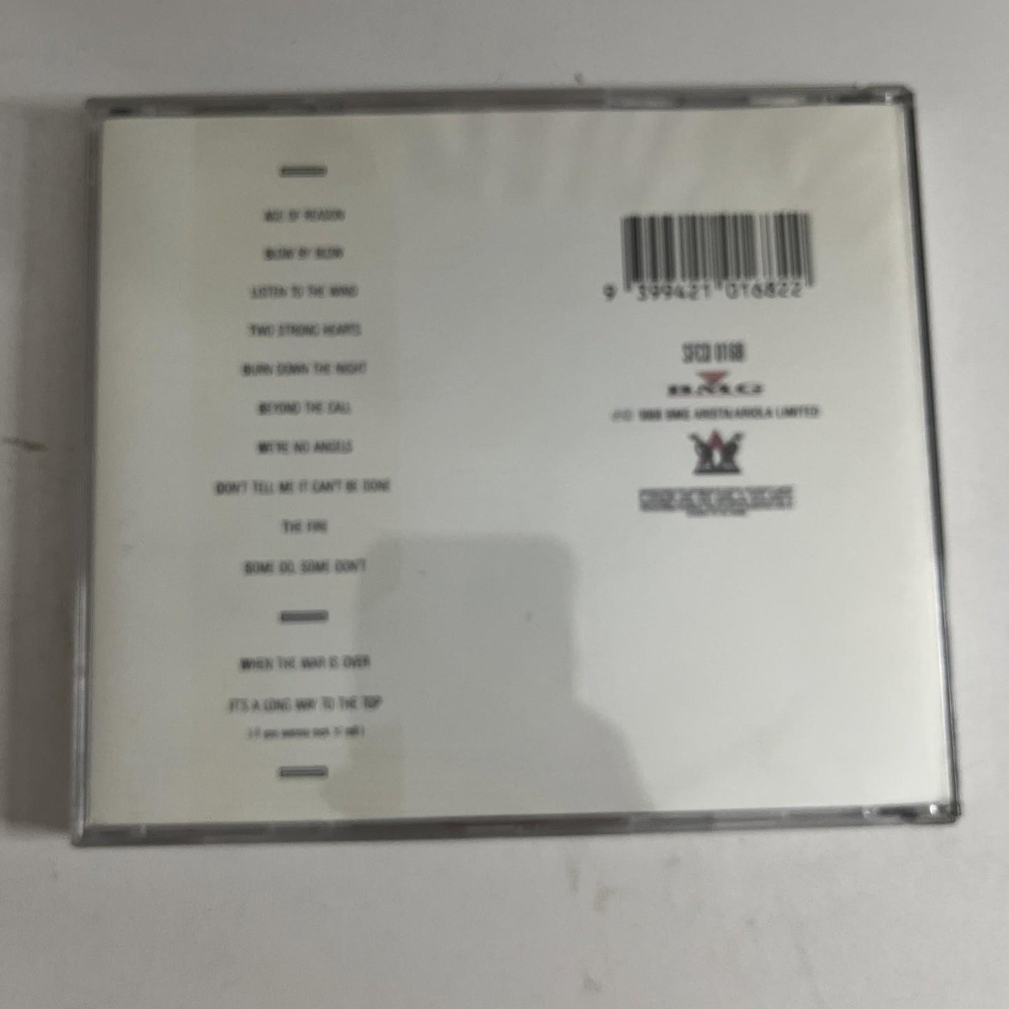 John Farnham – Age Of Reason (CD, 1988) Australasia SFCD 0168