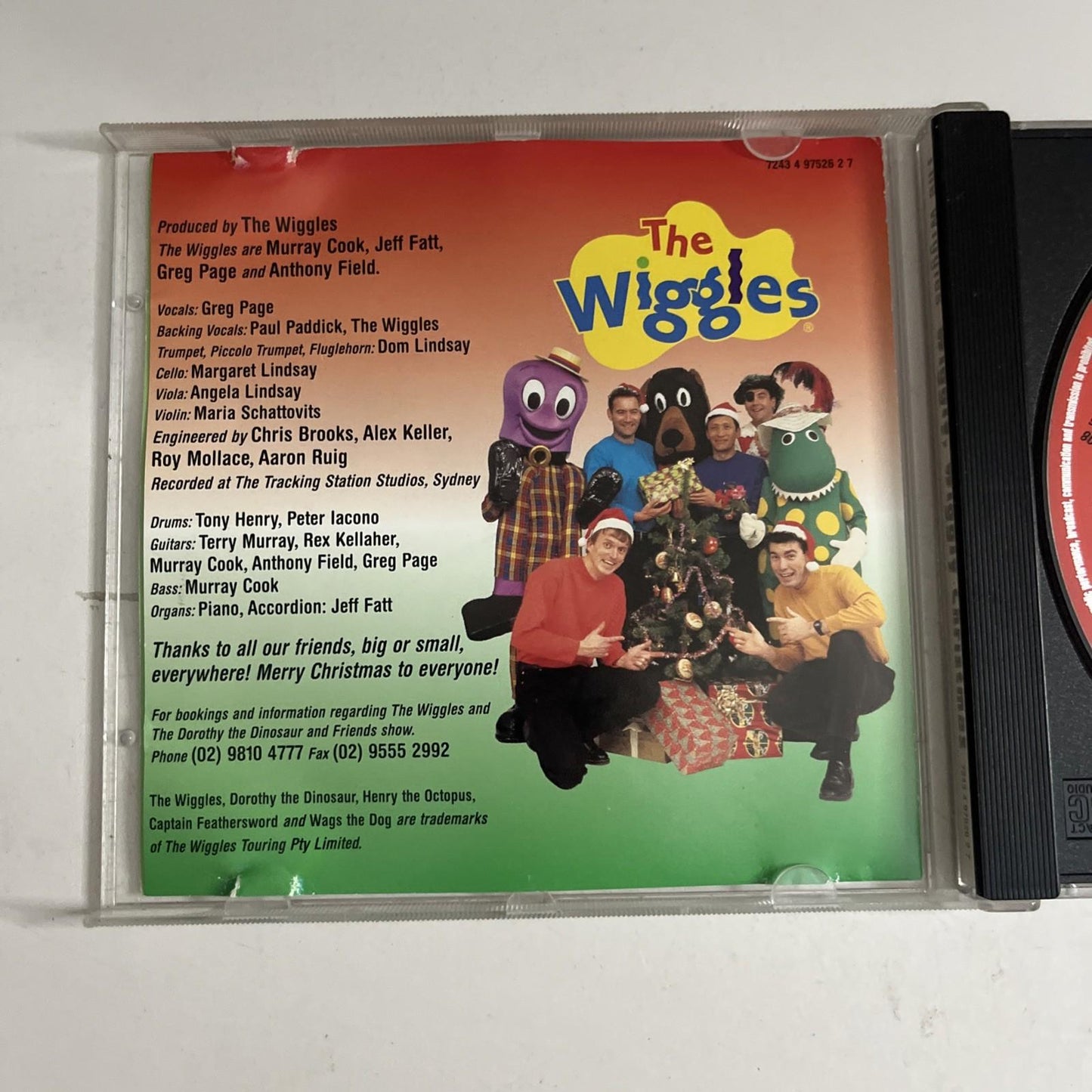 The Wiggles – Wiggly, Wiggly Christmas (CD, 1999) Australia 7243 4 97526 2 7